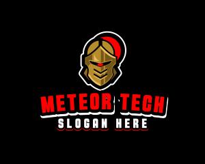 Gaming Medieval Helmet logo design