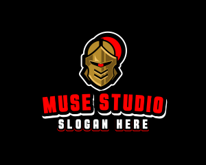 Gaming Medieval Helmet logo design