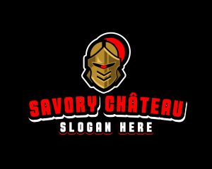 Gaming Medieval Helmet logo design