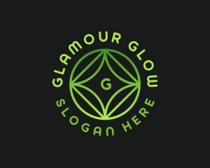 Geometric Four Leaf Logo