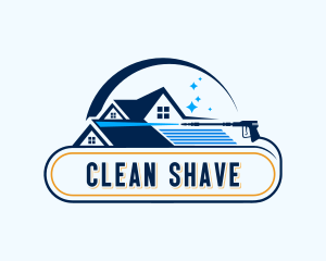 Roof Gutter Cleaning logo design