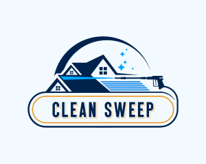 Roof Gutter Cleaning logo design