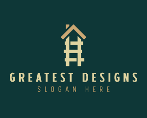 Home Ladder Roof logo design