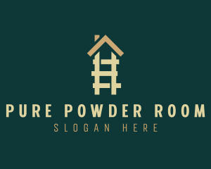 Home Ladder Roof logo design