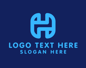 Cyber Letter H logo