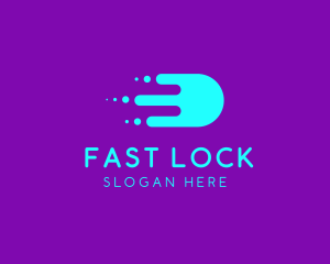 Fast Slime Delivery logo design