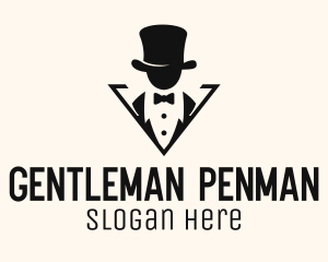 Top Hat Gentleman Tailoring logo design