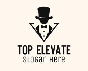 Top Hat Gentleman Tailoring logo design