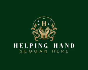 Relaxation Hand Wellness logo design