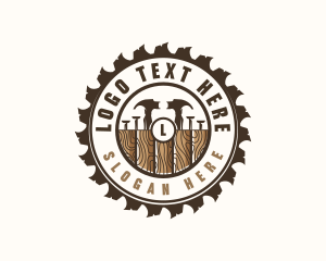 Sawmill Carpentry Woodwork logo