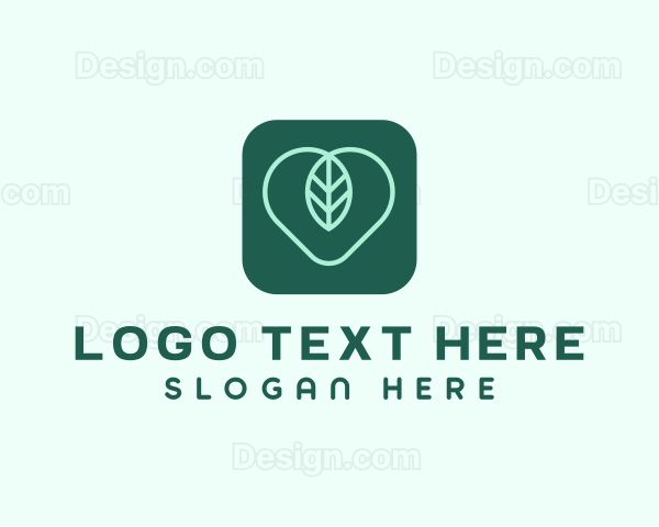 Leaf Heart App Logo