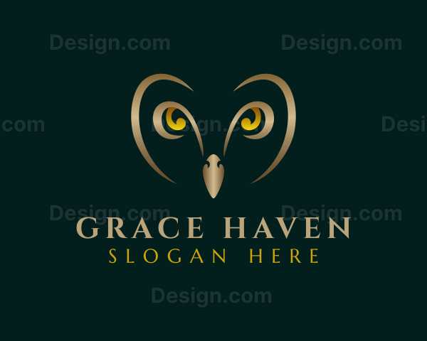 Avian Owl Bird Logo