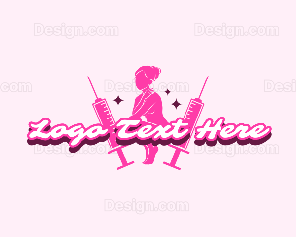 Plastic Surgery Syringe Logo