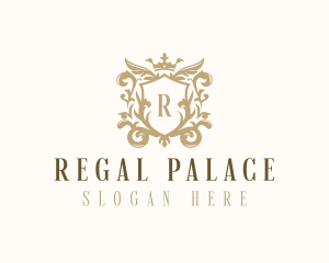 Regal Monarchy Shield logo design