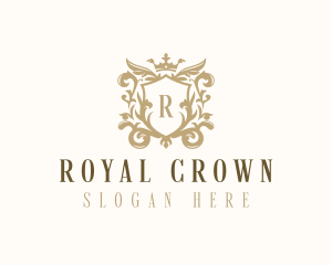 Regal Monarchy Shield logo design