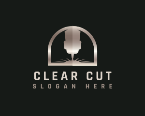 Laser Cutting Tool logo design