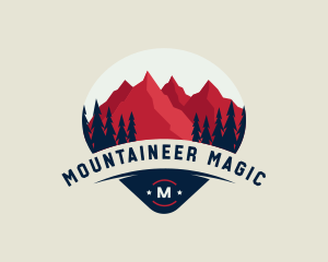 Mountain Nature Destination logo design