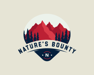 Mountain Nature Destination logo design