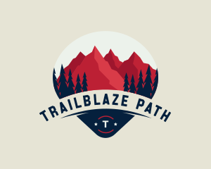 Mountain Nature Destination logo design