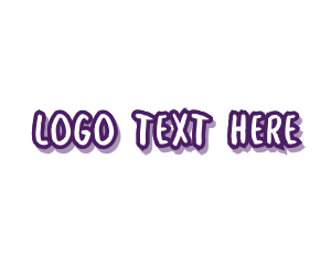 Lilac Purple Handwritten Stationery logo