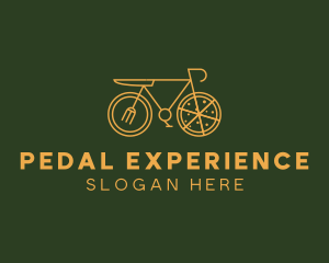 Pizza Delivery Bicycle logo