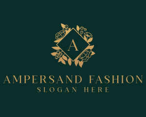 Floral Fashion Boutique logo design