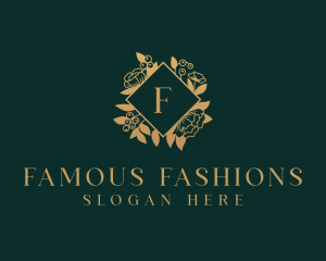 Floral Fashion Boutique logo design