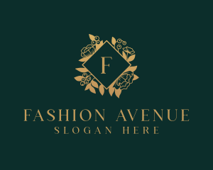 Floral Fashion Boutique logo design