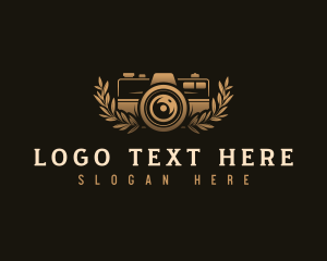 Classic Photography Wreath logo