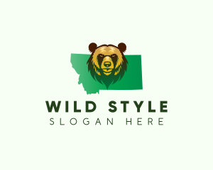 Montana Wild Bear logo design