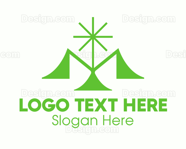 Green Natural Plant Logo