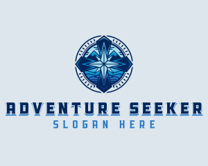 Adventure Traveler Compass logo design