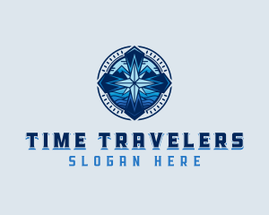 Adventure Traveler Compass logo design