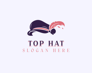 Feather Breton Hat logo design