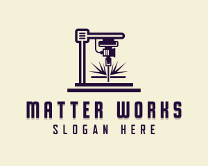 Metalworks Laser Machinery logo design