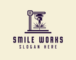 Metalworks Laser Machinery logo design