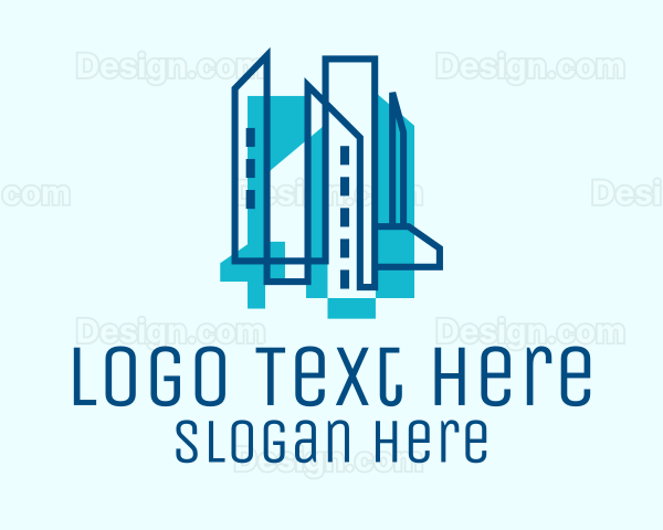 Blue Architectural Company Logo