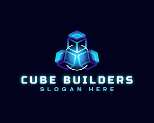 Technology Cube Link logo design