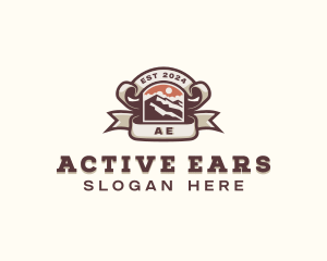 Adventure Mountain Trekking logo design