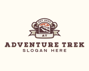 Adventure Mountain Trekking logo design