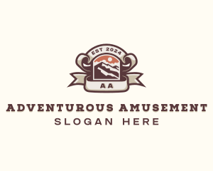 Adventure Mountain Trekking logo design