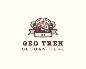 Adventure Mountain Trekking logo design