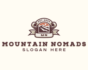 Adventure Mountain Trekking logo design