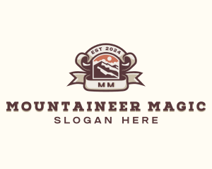 Adventure Mountain Trekking logo design