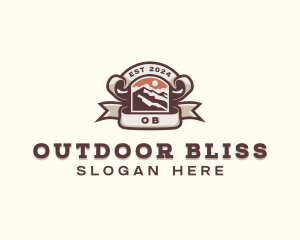 Adventure Mountain Trekking logo design