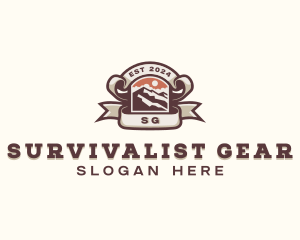 Adventure Mountain Trekking logo design