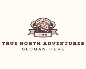 Adventure Mountain Trekking logo design