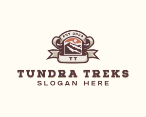 Adventure Mountain Trekking logo design