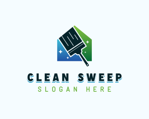 Squeegee Clean Housekeeper logo design