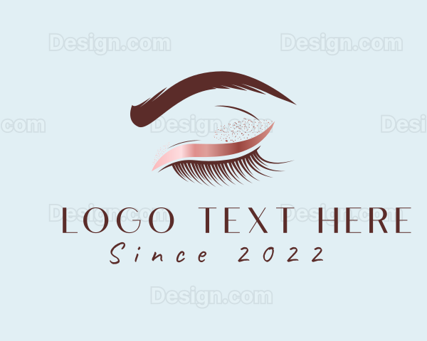 Eyebrow Eyelashes Cosmetic Makeup Logo